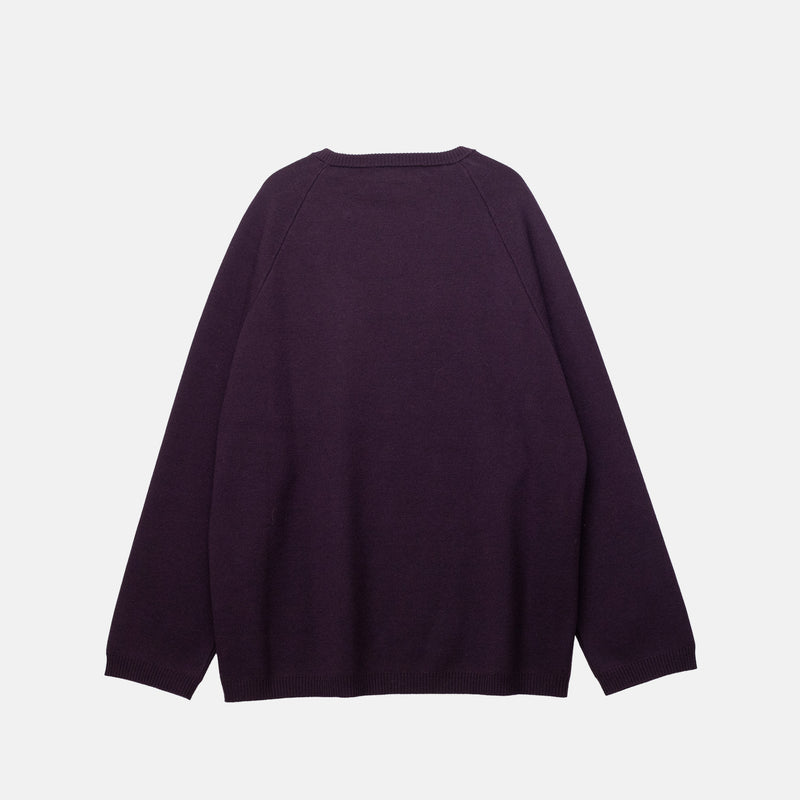 O-NECK KNIT, Autumn Berries