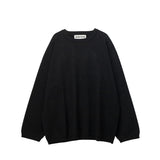 O-NECK KNIT, Black