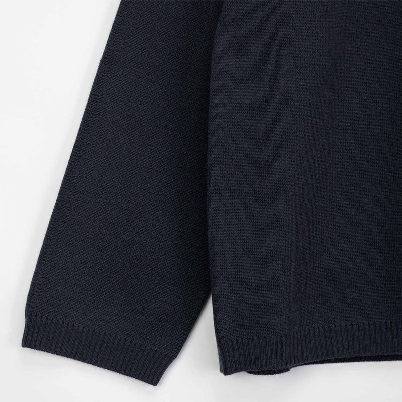 O-NECK KNIT, Granite Gray