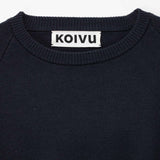 O-NECK KNIT, Granite Gray