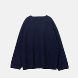 O-NECK KNIT, Navy