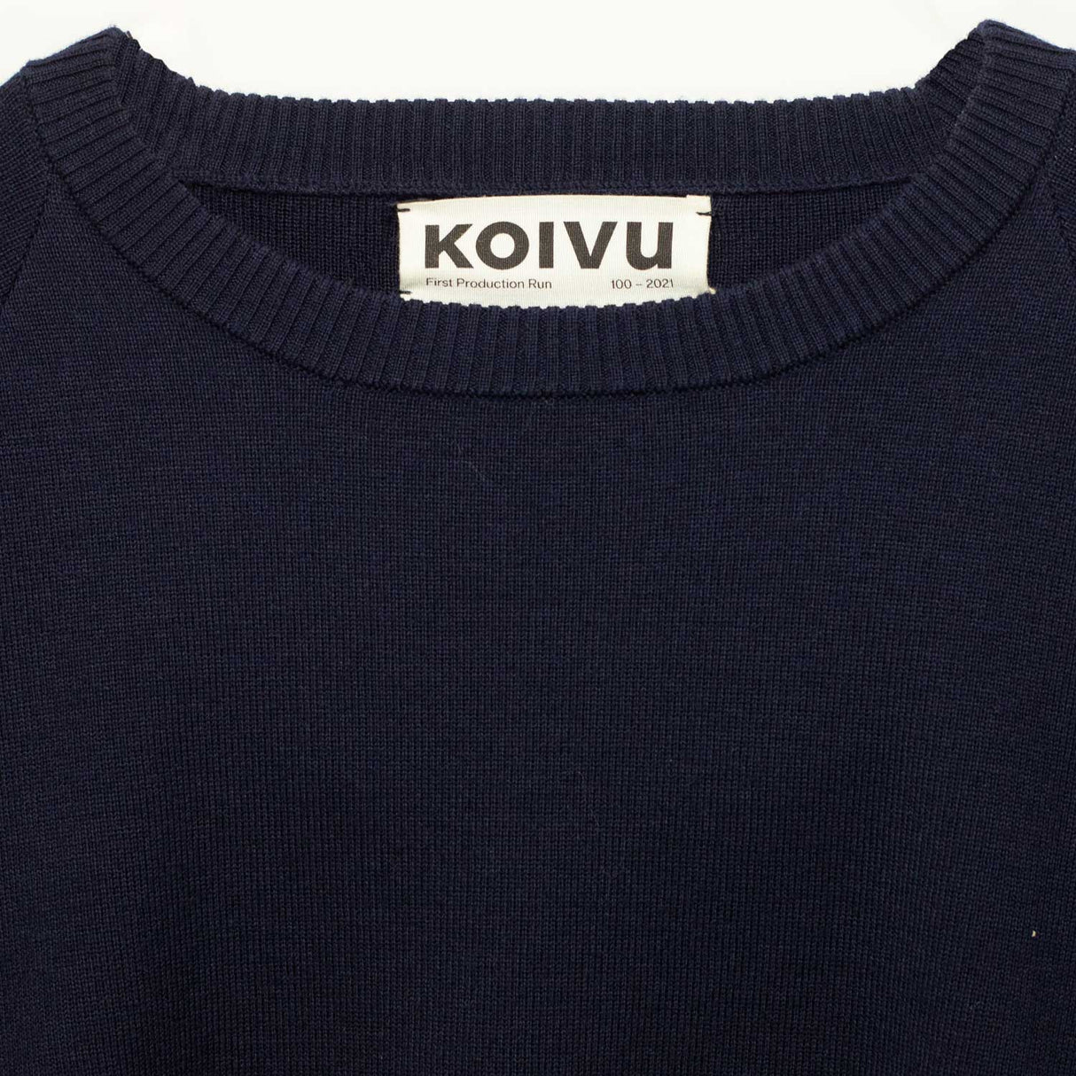 O-NECK KNIT, Navy