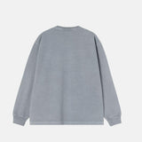 L/S TORION POCKET T-SHIRT, Office Blue Grind