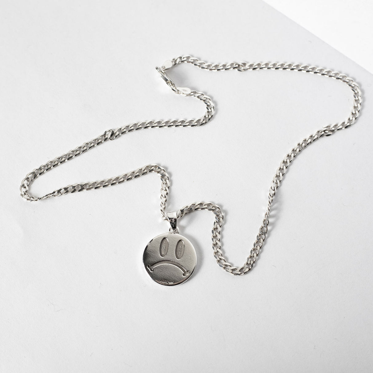 Laura Vartio DOUBLE SMILEY PENDANT NECKLACE, Silver