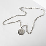 Laura Vartio DOUBLE SMILEY PENDANT NECKLACE, Silver