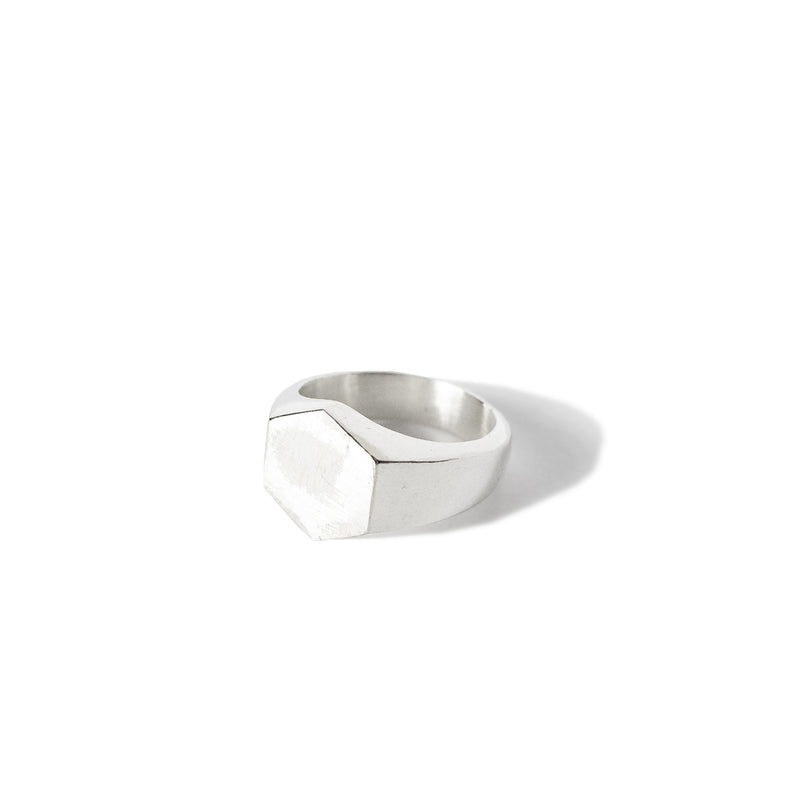 Laura Vartio HEXAGON RING, Silver