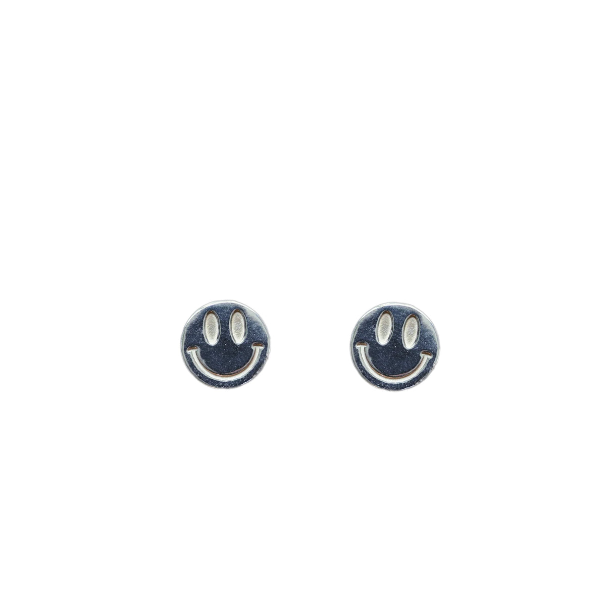 SMILEY STUDS, Silver