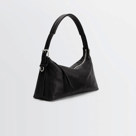 Lemaire BELTED BAGUETTE BAG, Dark Chocolate