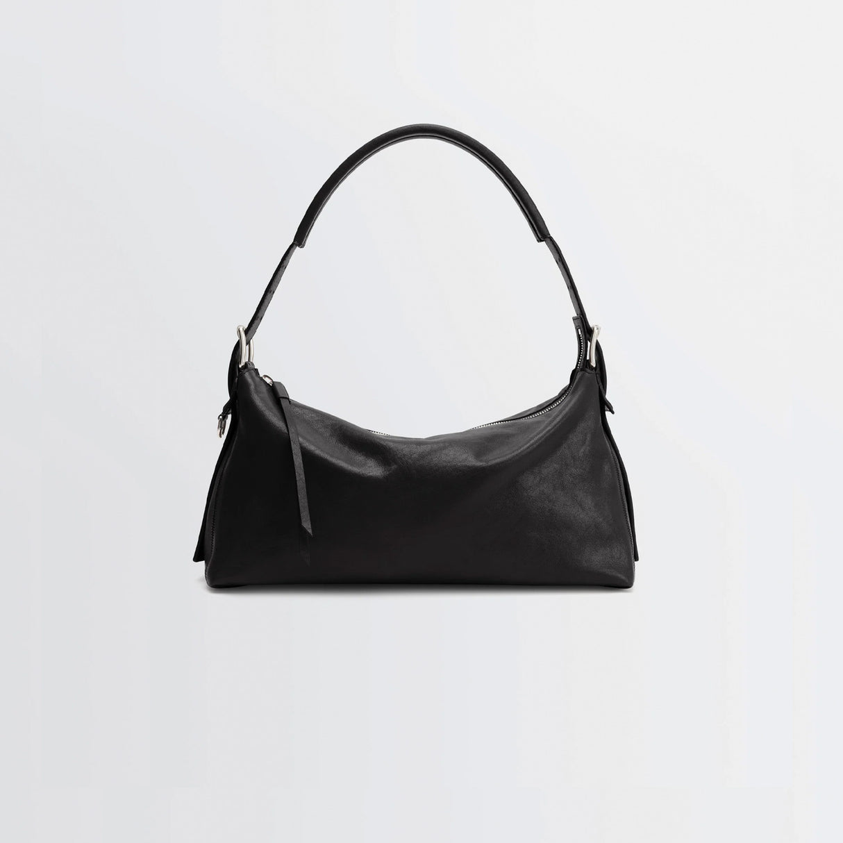 Lemaire BELTED BAGUETTE BAG, Dark Chocolate