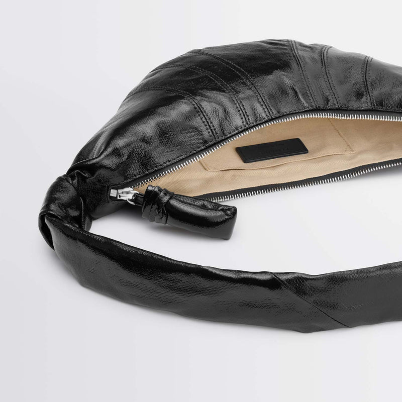 Lemaire SMALL CROISSANT BAG, Black