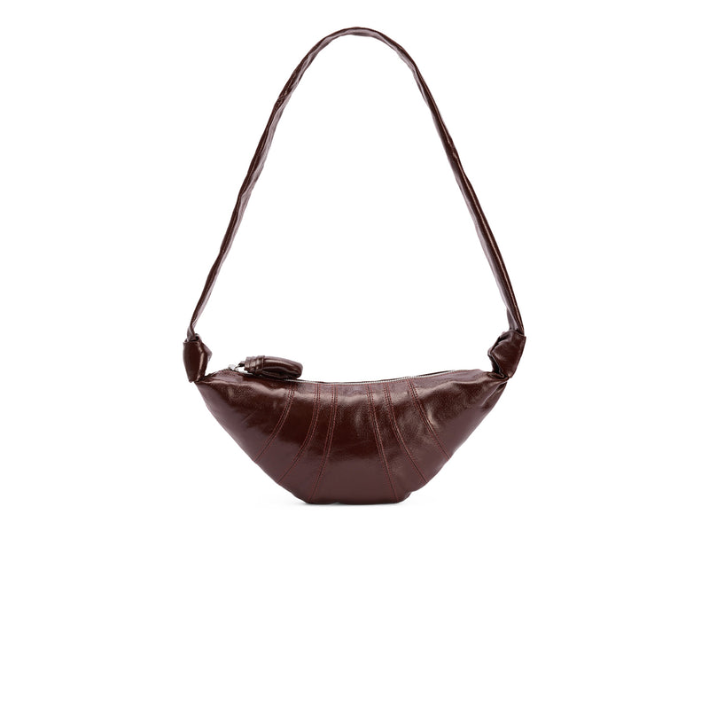 Lemaire SMALL CROISSANT BAG, Chocolate Fondant