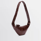 Lemaire SMALL CROISSANT BAG, Chocolate Fondant