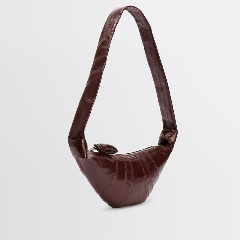 Lemaire SMALL CROISSANT BAG, Chocolate Fondant