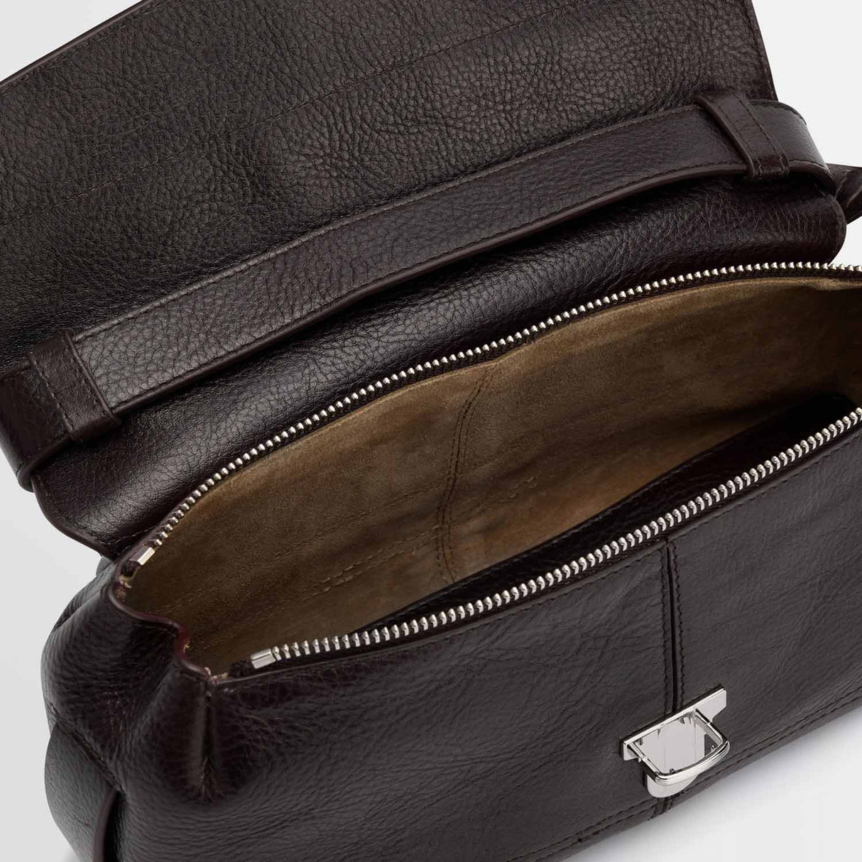 Lemaire SMALL GEAR BAG, Espresso