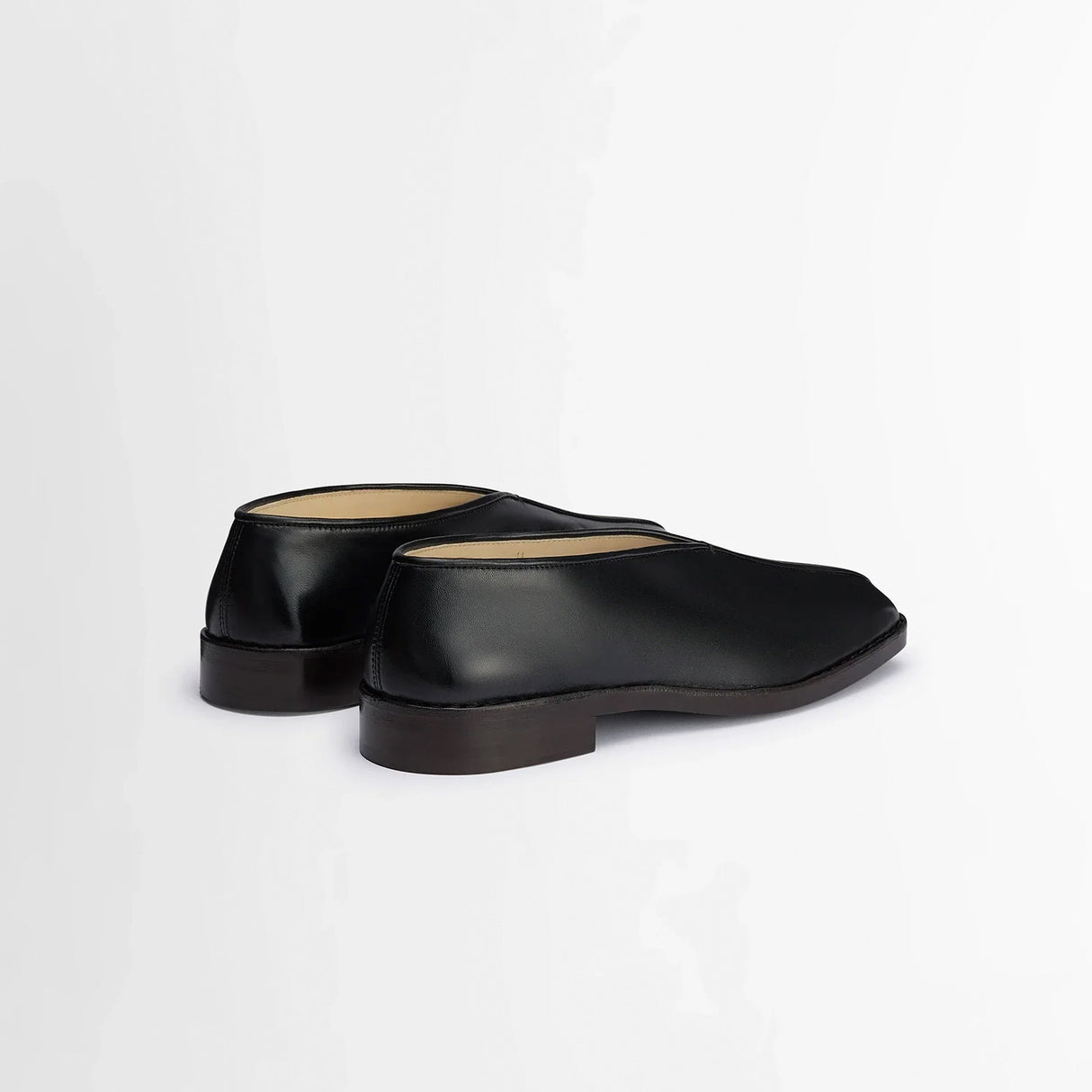 Lemaire FLAT PIPED SLIPPERS, Black