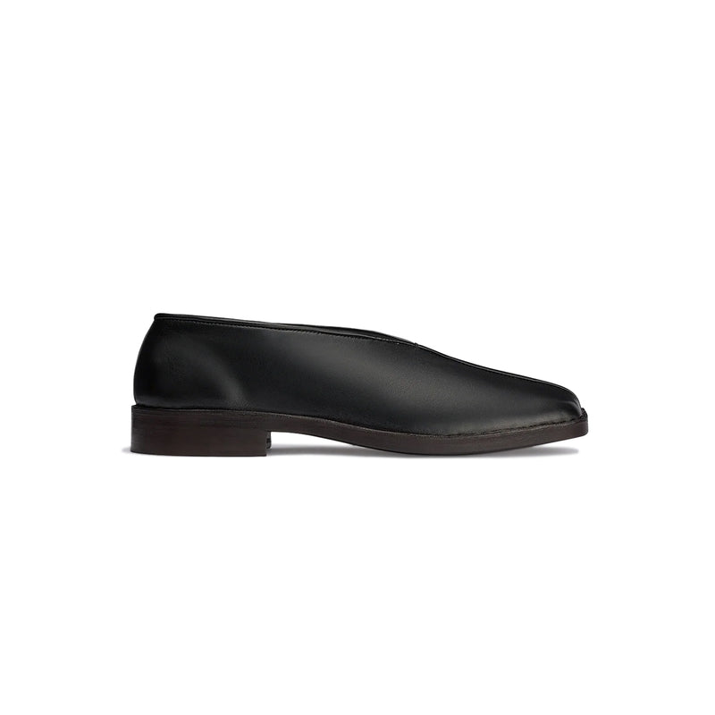 Lemaire FLAT PIPED SLIPPERS, Black