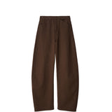 Lemaire HIGH WAISTED CURVED PANTS, Ristretto