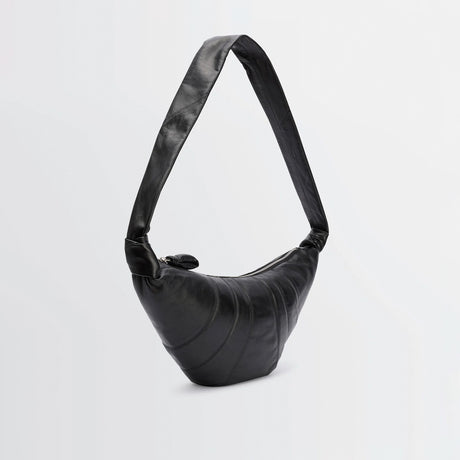 Lemaire MEDIUM CROISSANT BAG, Black