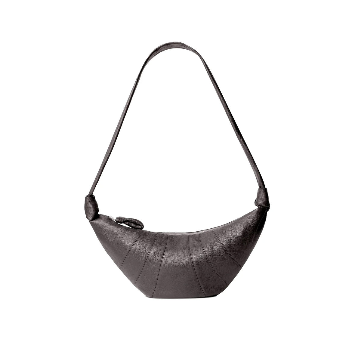 Lemaire MEDIUM CROISSANT BAG, Dark Chocolate