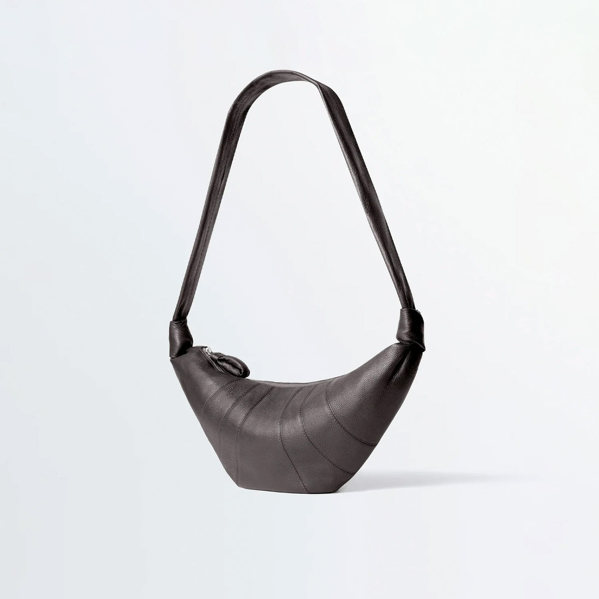 Lemaire MEDIUM CROISSANT BAG, Dark Chocolate