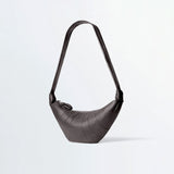 Lemaire MEDIUM CROISSANT BAG, Dark Chocolate