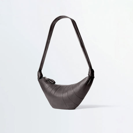 Lemaire MEDIUM CROISSANT BAG, Dark Chocolate