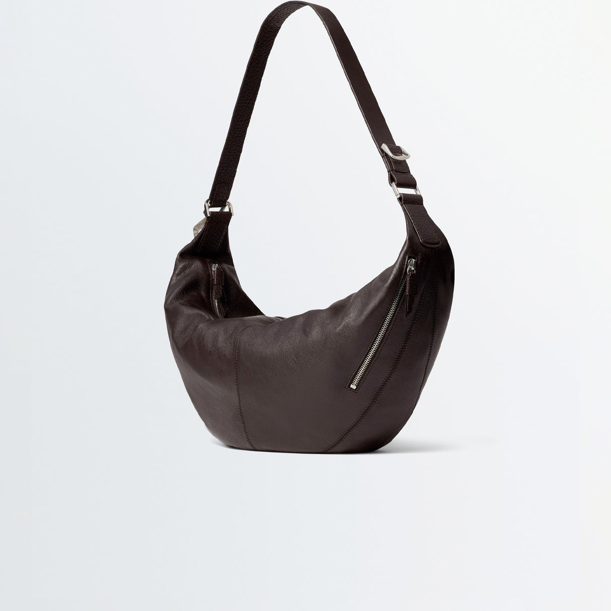 Lemaire QUIVER CLIP BAG, Dark Chocolate