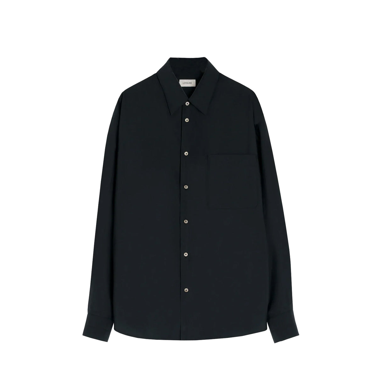 Lemaire REGULAR SHIRT, Squid Ink