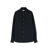 Lemaire REGULAR SHIRT, Squid Ink
