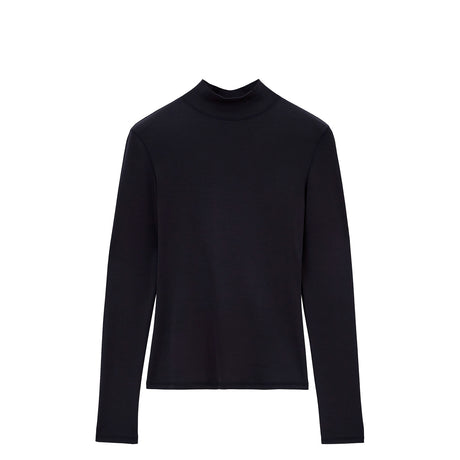 Lemaire RIB TURTLENECK, Squid Ink - Image 1