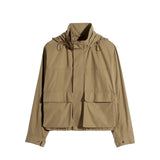 Lemaire SHORT RAIN PARKA IN VENTILE®, Khaki