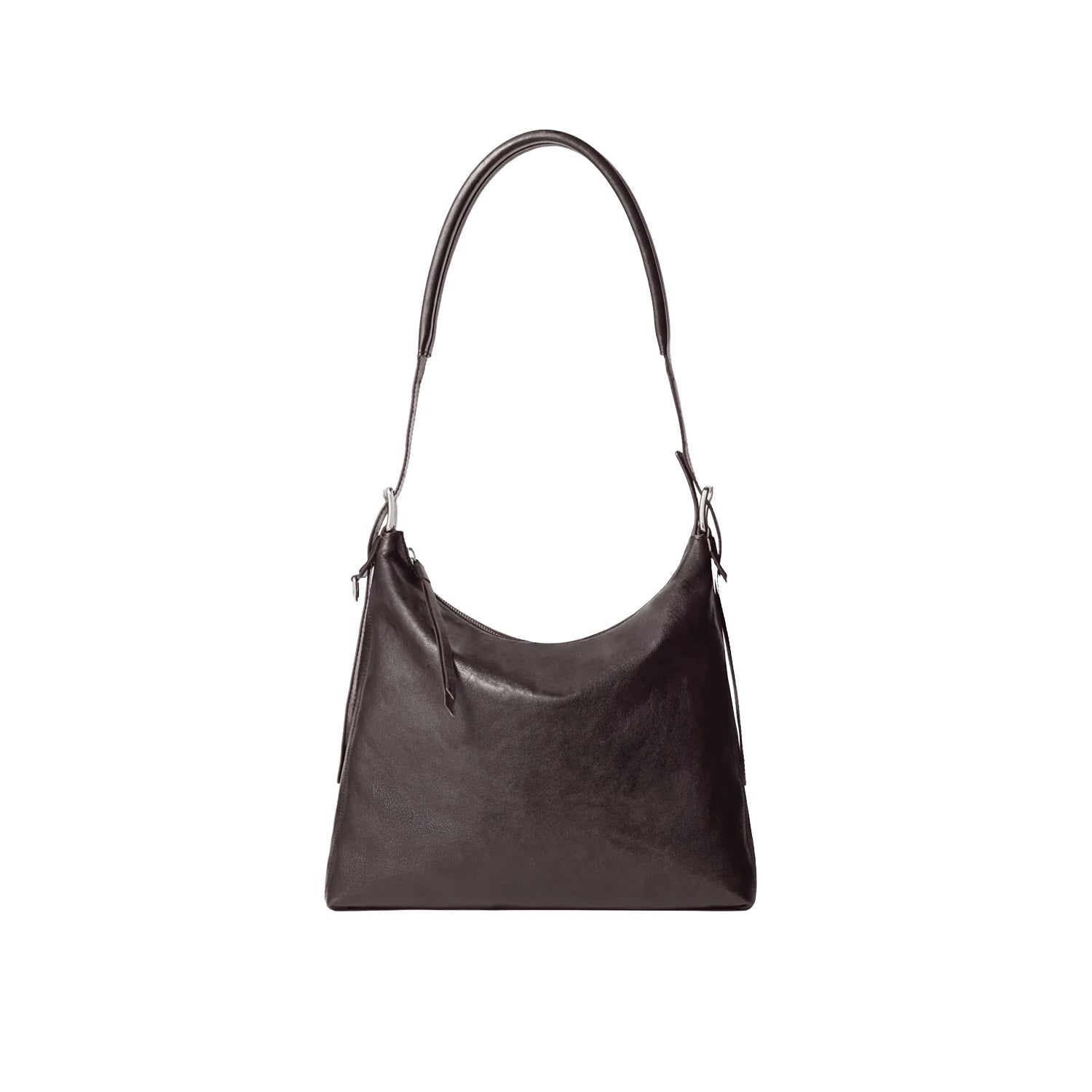 Lemaire SMALL BELTED HOBO BAG, Dark Chocolate – Beamhill