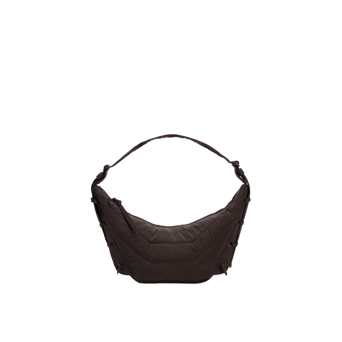 Lemaire SMALL SOFT GAME BAG, Dark Chocolate
