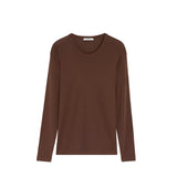 Lemaire RIB LONG SLEEVE TOP, Brunette