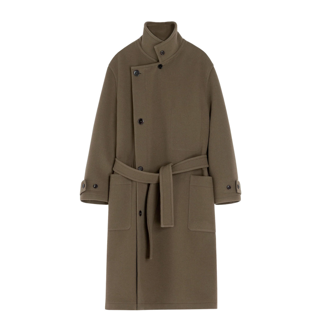 Lemaire WRAP COAT, Dark Squirrel