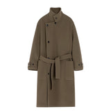 Lemaire WRAP COAT, Dark Squirrel