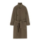 Lemaire WRAP COAT, Dark Squirrel