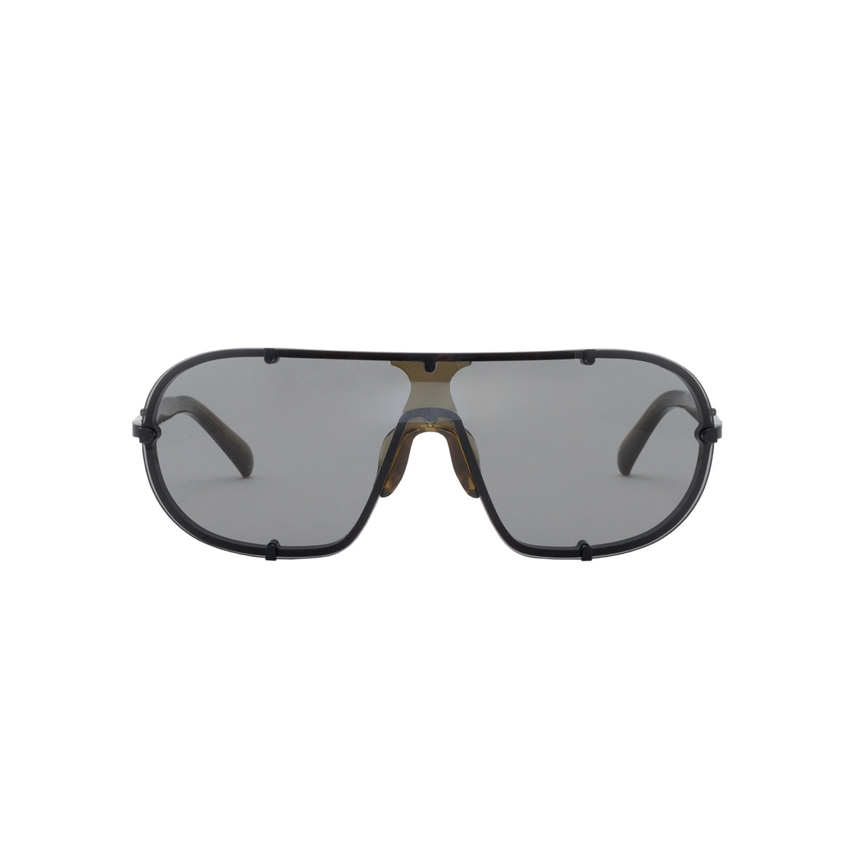 Linda Farrow X Dries Van Noten AVIATOR SUNGLASSES, Black/Smoke