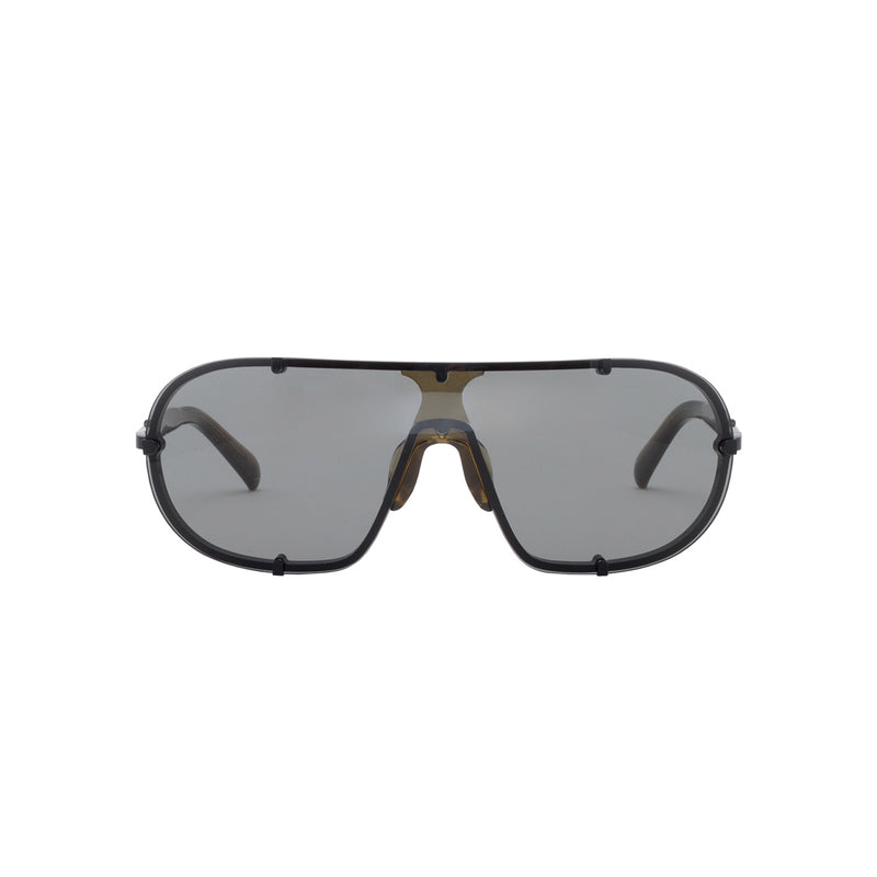 Linda Farrow X Dries Van Noten AVIATOR SUNGLASSES, Black/Smoke