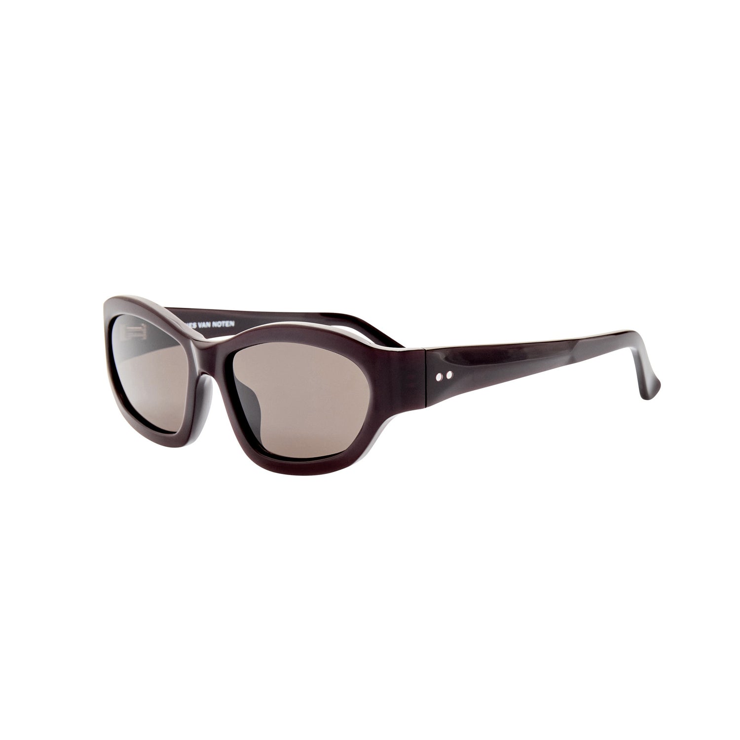 Linda Farrow X Dries Van Noten WRAP SUNGLASSES, Brown – Beamhill