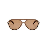 Linda Farrow X Jacquemus PASTRO SUNGLASSES, Matt Metallic Brown