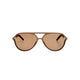 Linda Farrow X Jacquemus PASTRO SUNGLASSES, Matt Metallic Brown