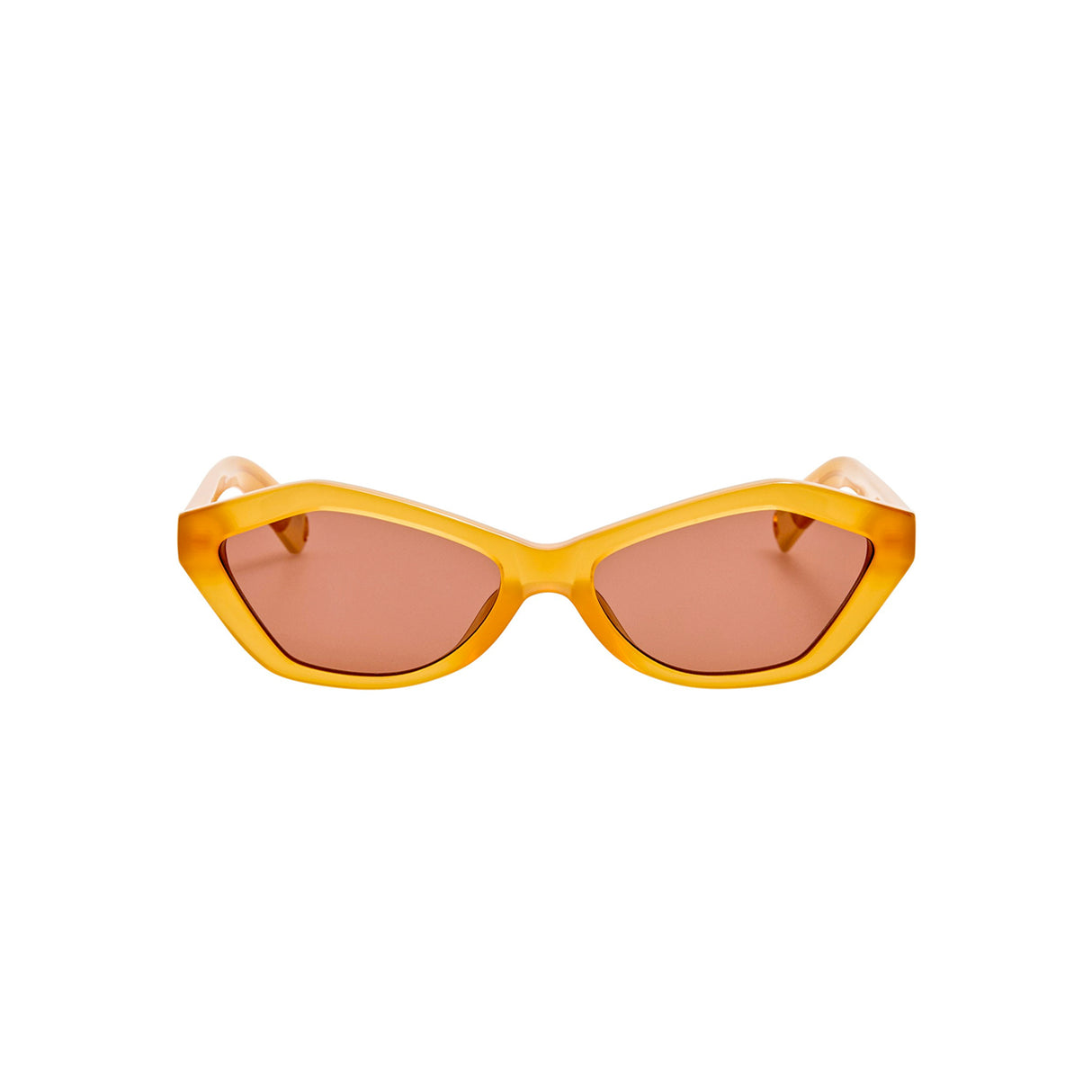 Linda Farrow X Jacquemus BAMBINO SUNLASSES, Caramel