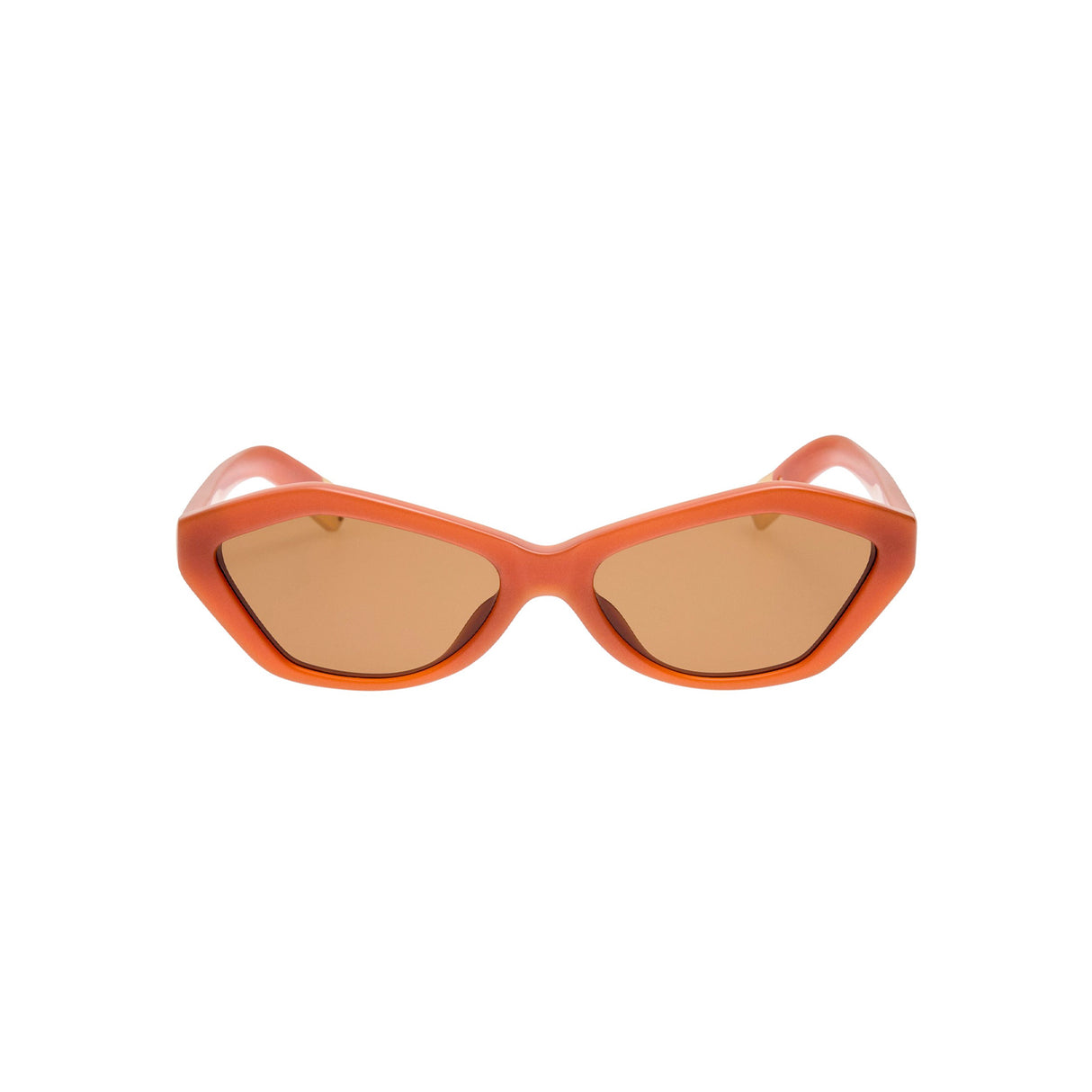 Linda Farrow X Jacquemus BAMBINO SUNLASSES, Metallic Coffee