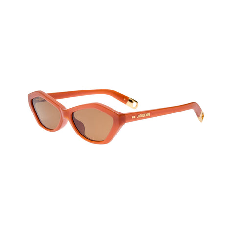 Linda Farrow X Jacquemus BAMBINO SUNLASSES, Metallic Coffee
