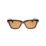 Linda Farrow X Jacquemus CARRE SUNGLASSES, Metallic Brown