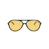 Linda Farrow X Jacquemus PASTRO SUNGLASSES, Black/Yellow