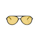 Linda Farrow X Jacquemus PASTRO SUNGLASSES, Black/Yellow