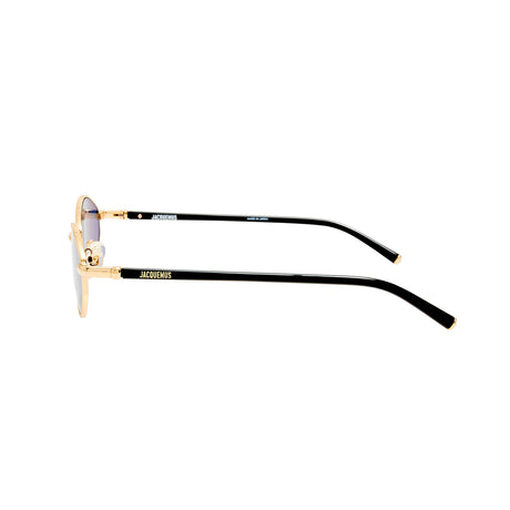 Linda Farrow X Jacquemus SIROCCO SUNGLASSES, Gold/Navy