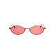 Linda Farrow X Jacquemus SIROCCO SUNGLASSES, Metallic Brown